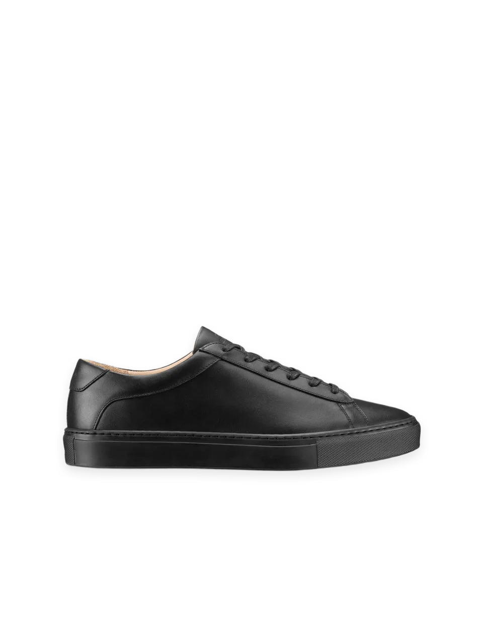 Koio Capri Leather Sneaker in Nero