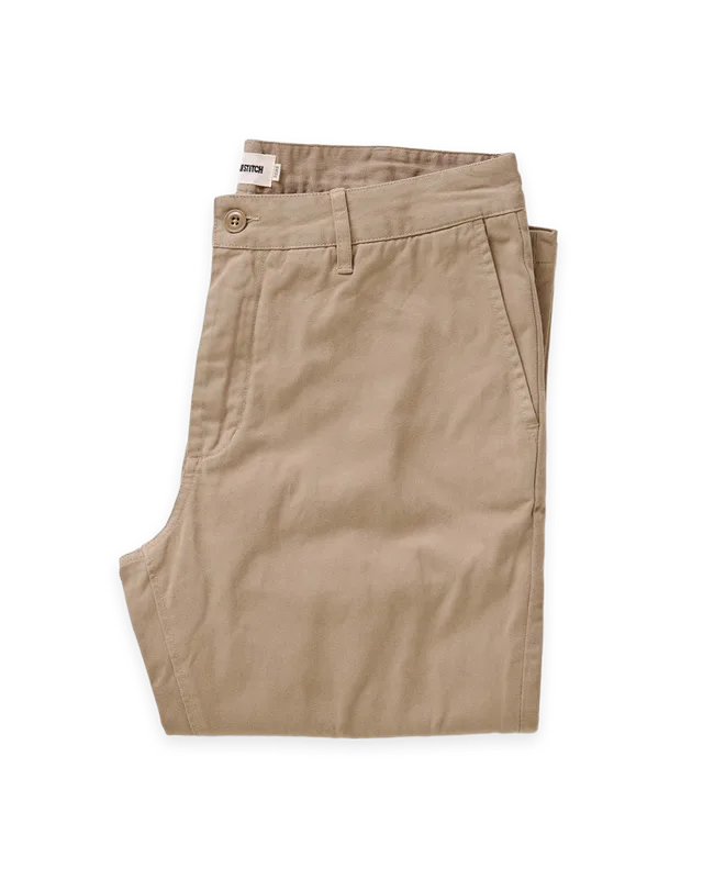Taylor Stitch The Slim Foundation Pant in Organic Khaki