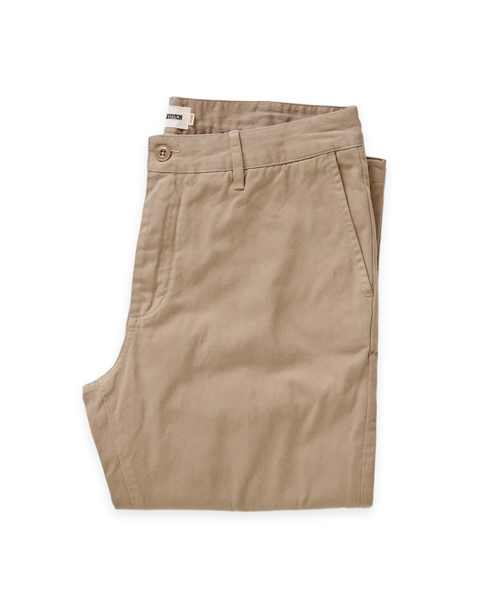 Taylor Stitch The Slim Foundation Pant in Organic Khaki
