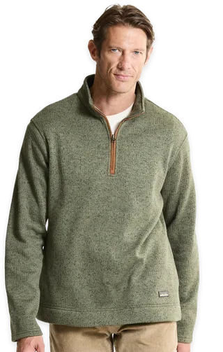 Jachs NY Stretch Sweater Fleece Quarter Zip