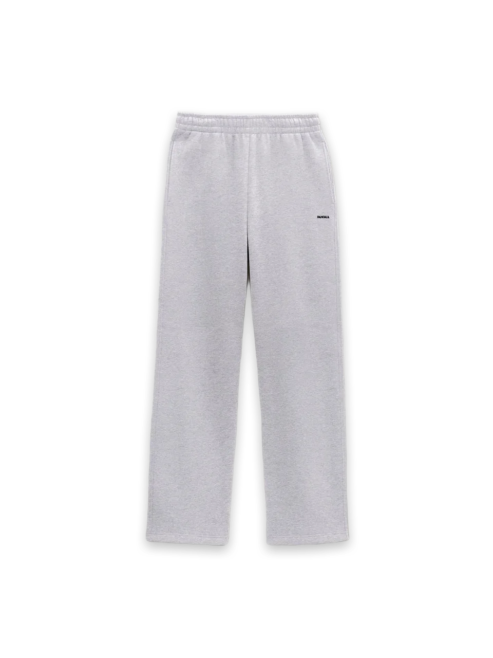 Pangaia Mens Heavyweight Straight Leg Track Pants—Grey Marl