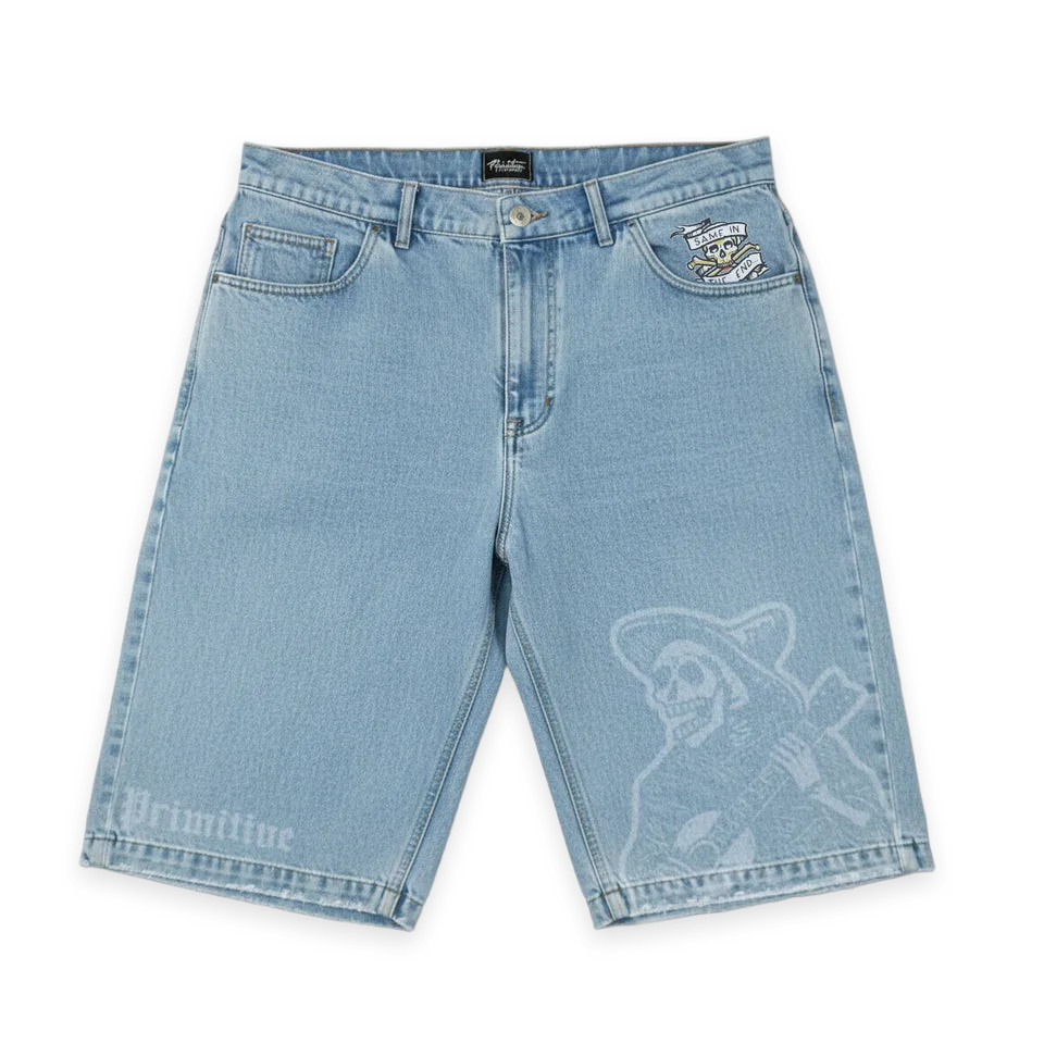 Primitive Santeria Denim Short