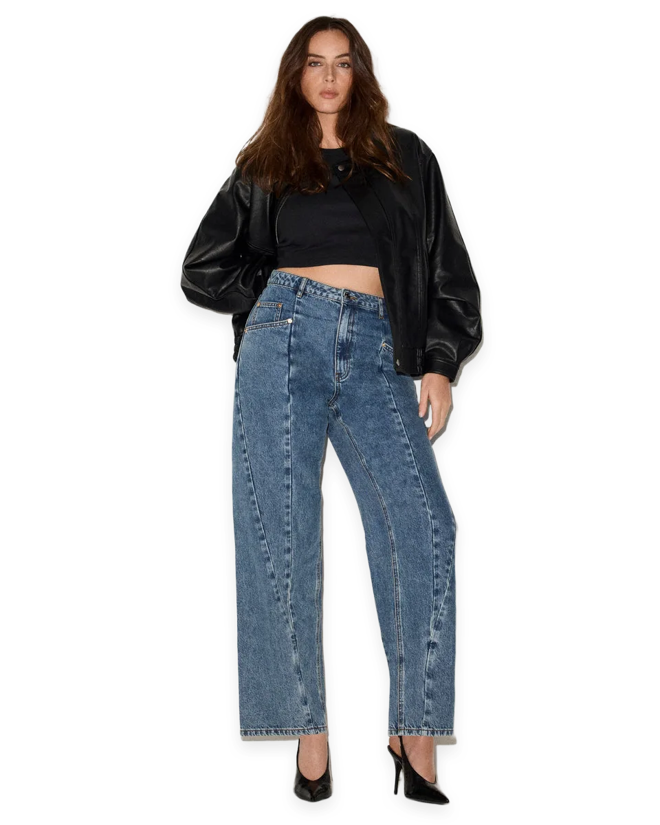Steve Madden THE SEAMED SYDNEE JEAN IMPERIAL BLUE