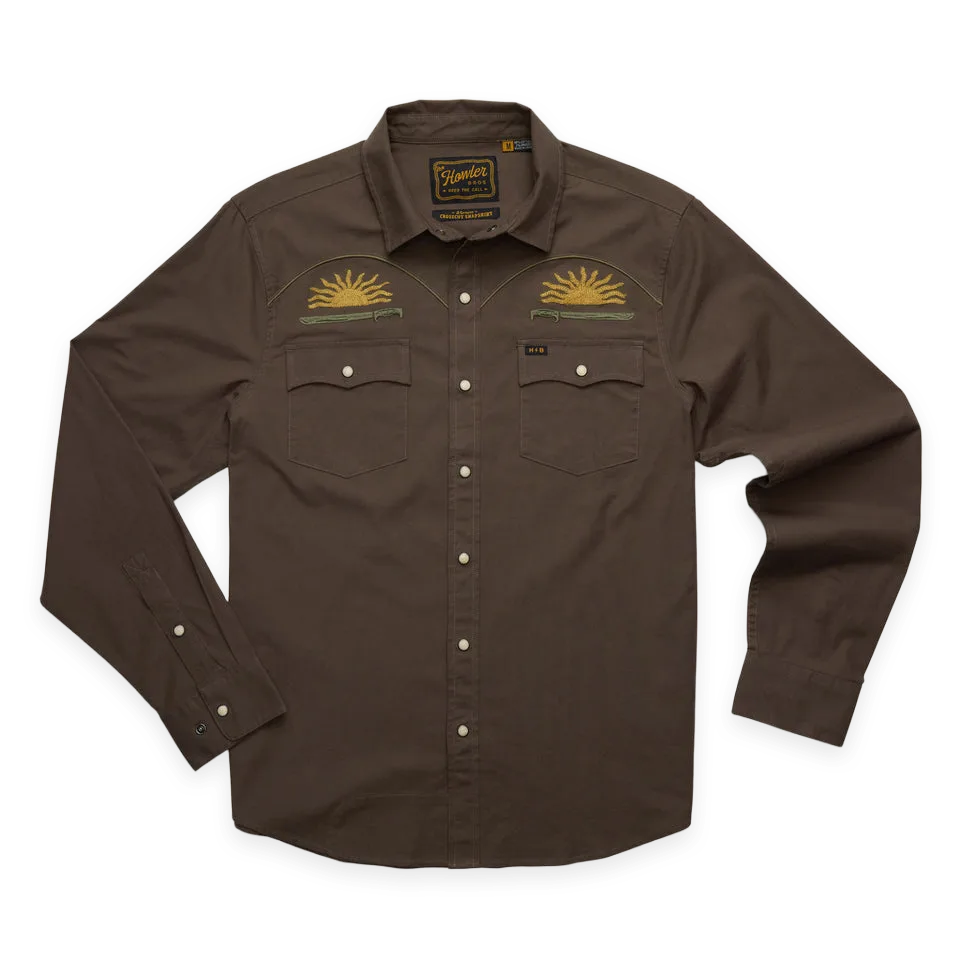Howler Bros Crosscut Deluxe Snapshirt · Sharp Dawn : Earth