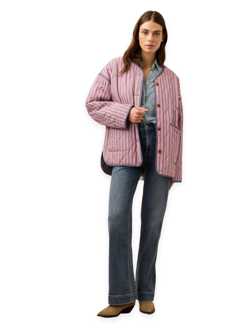 Faherty Horizon Series Quilted Jacket