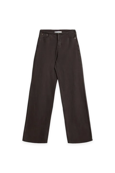 Oak + Fort CLEAN WAISTBAND TWILL PANT