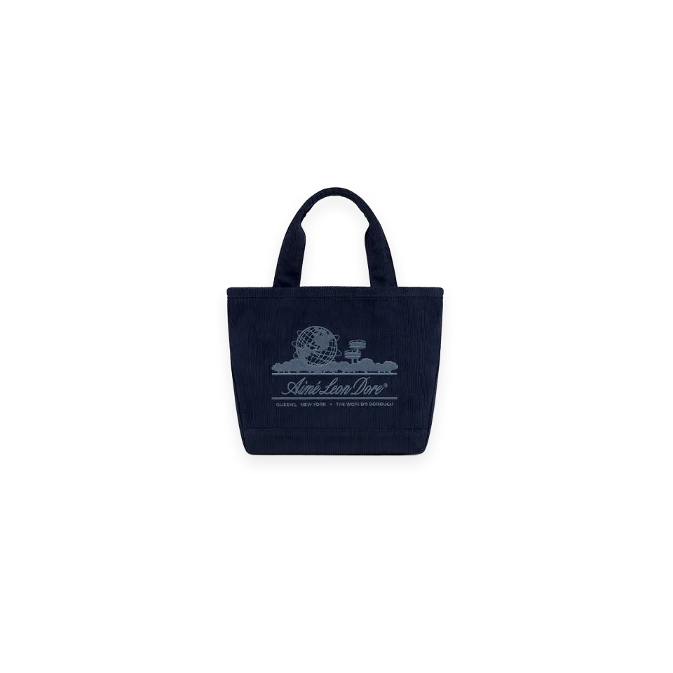 Aimé Leon Dore Mini Corduroy Unisphere Tote Bag