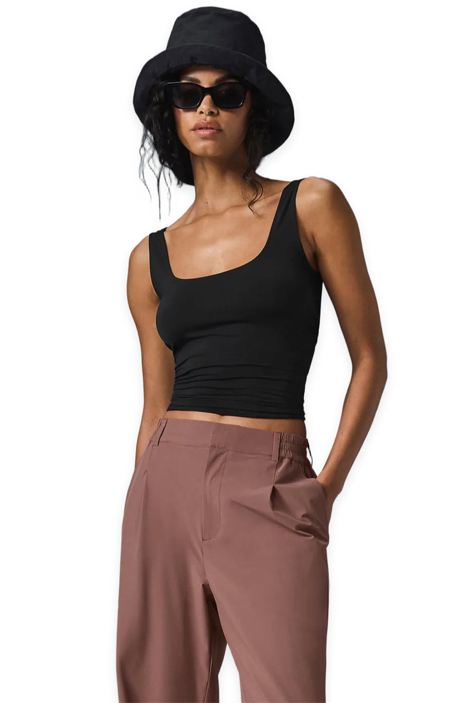 Alo Sheer Glow Tank