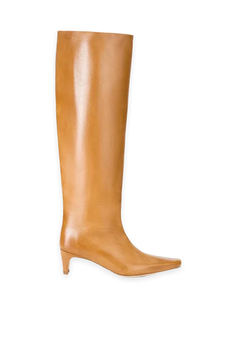 Staud Wally Boot · Cashew Distressed