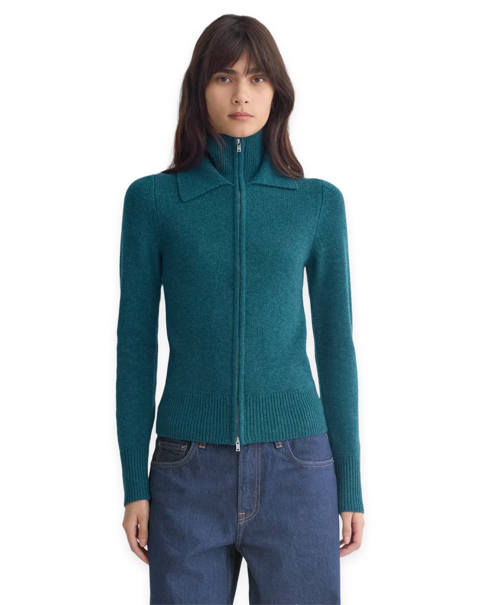 Everlane Double-Collar Jacket in Luxe Merino