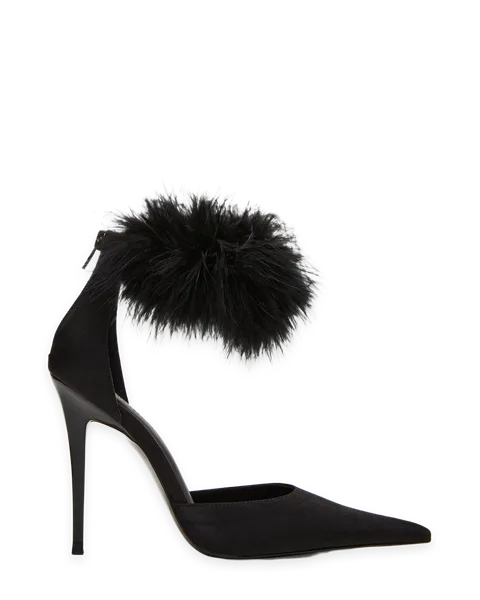 Steve Madden ELUSIVE BLACK SATIN