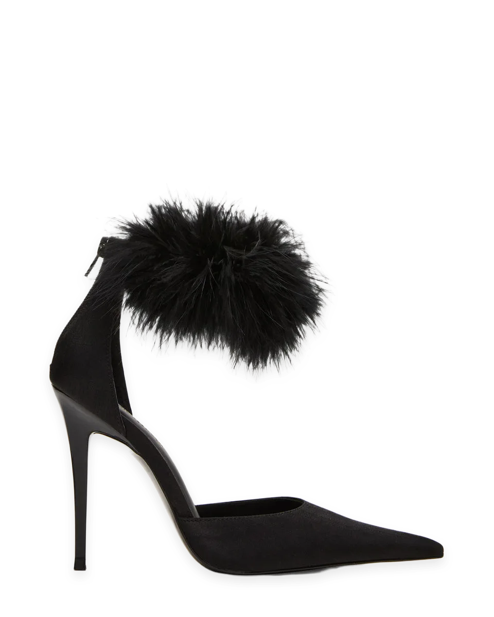 Steve Madden ELUSIVE BLACK SATIN