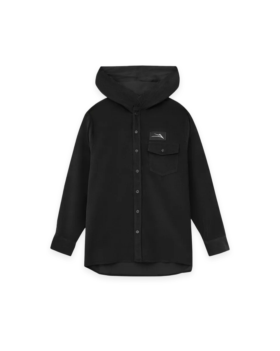 Lakai Hooded Corduroy Button Up Shirt