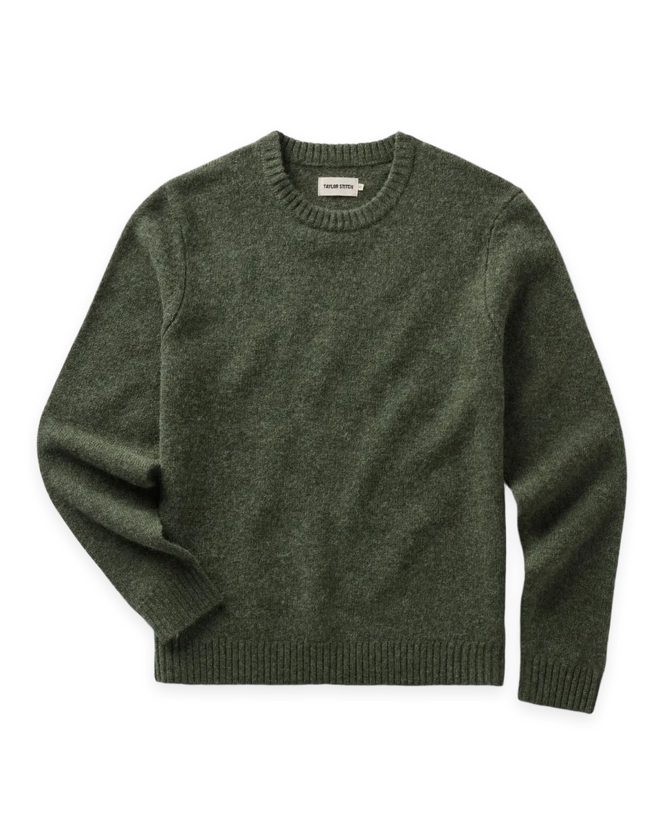 Taylor Stitch The Eastmoor Sweater in Spruce Wool