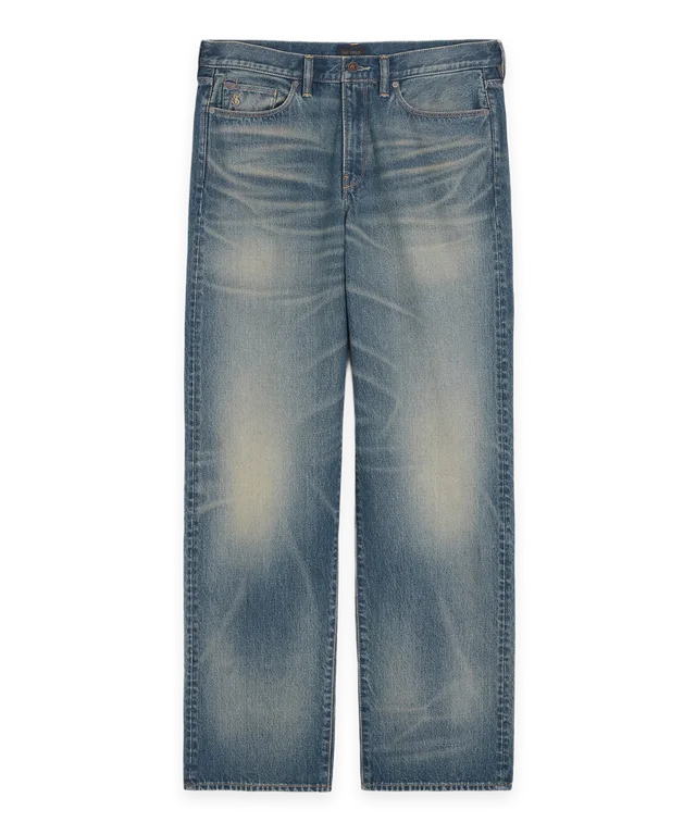 Todd Snyder Relaxed Fit Jean in Worn Dark Indigo