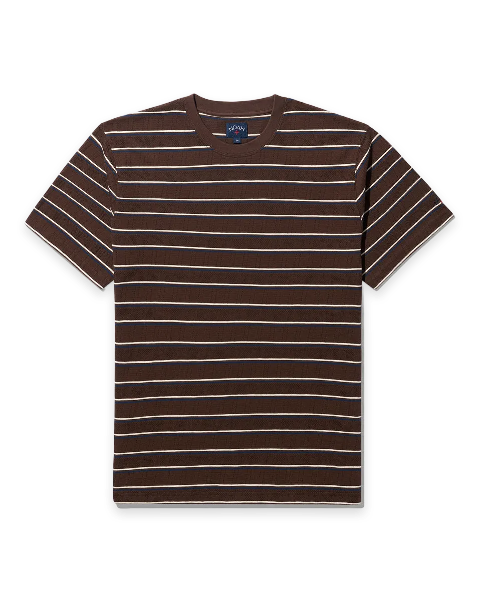 Noah Striped Pointelle Tee