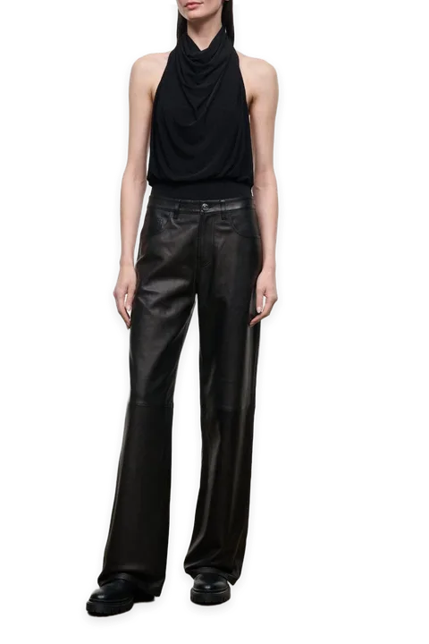 Staud Gus Leather Pant