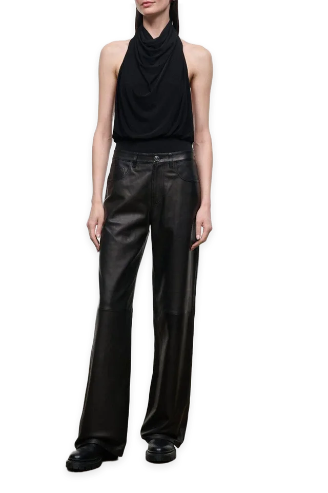 Staud Gus Leather Pant
