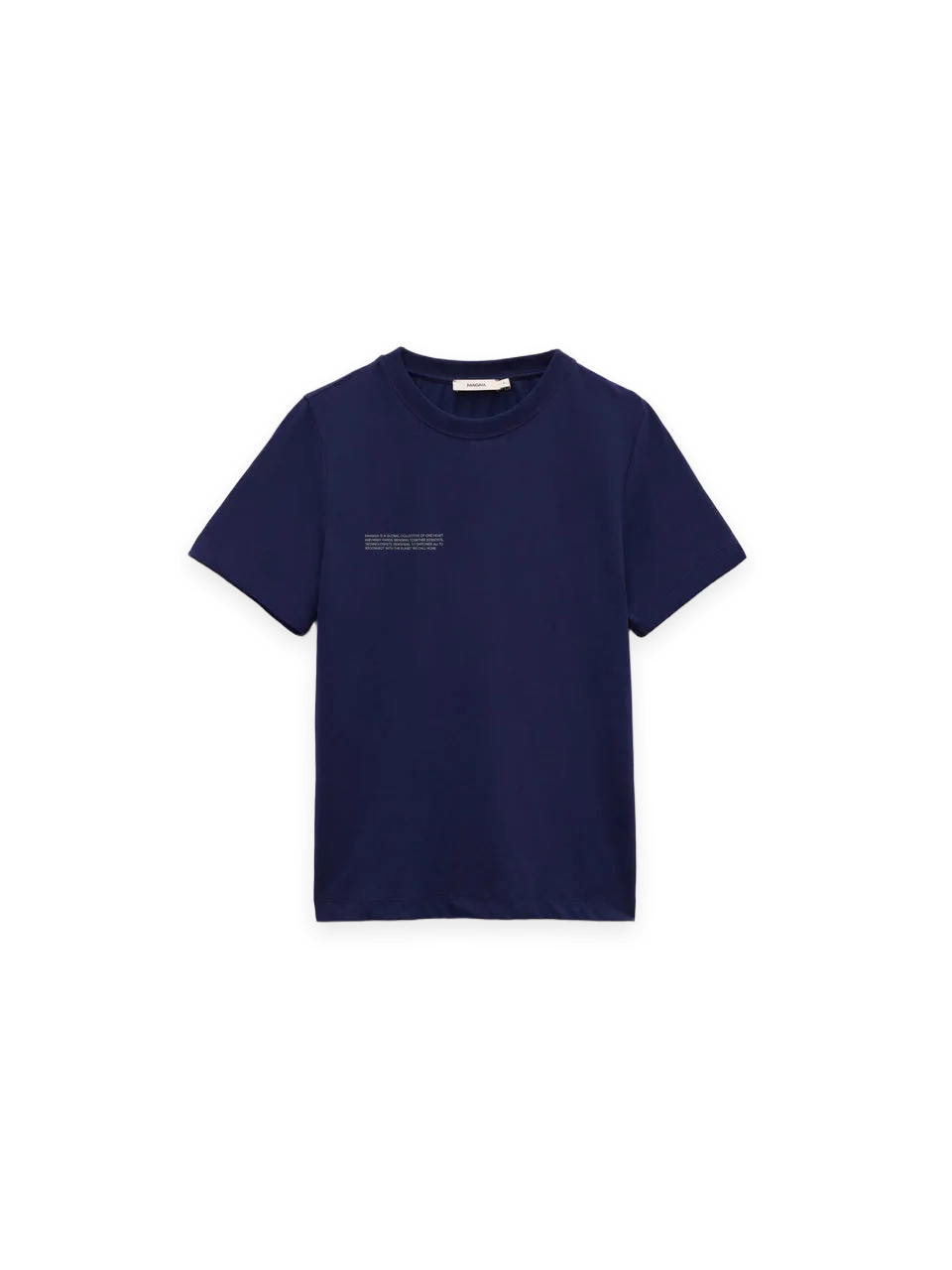 Pangaia Womens Midweight T-Shirt—Ocean Navy