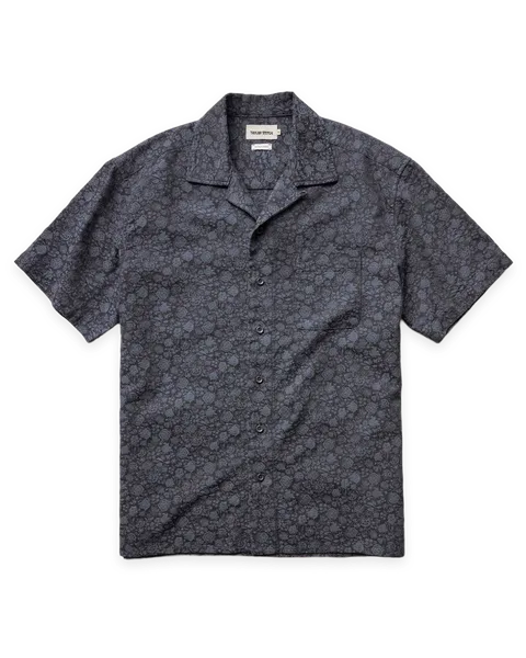 Taylor Stitch The Hawthorne Shirt in Japanese Night Bloom Jacquard