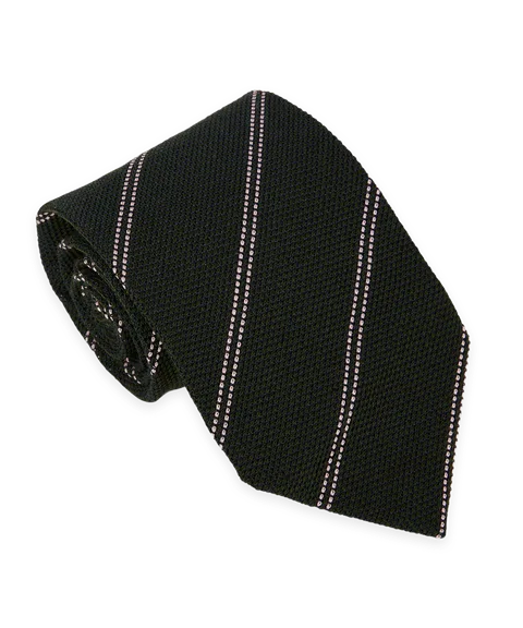 Todd Snyder Italian Silk-Wool Grenadine Stripe Tie