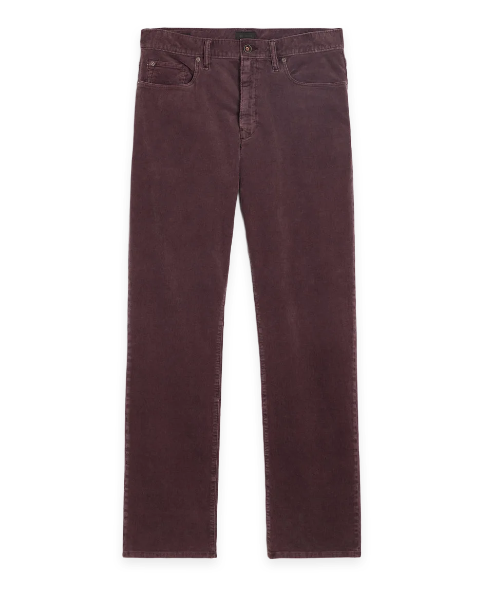 Todd Snyder Straight Fit 5-Pocket Corduroy Pant
