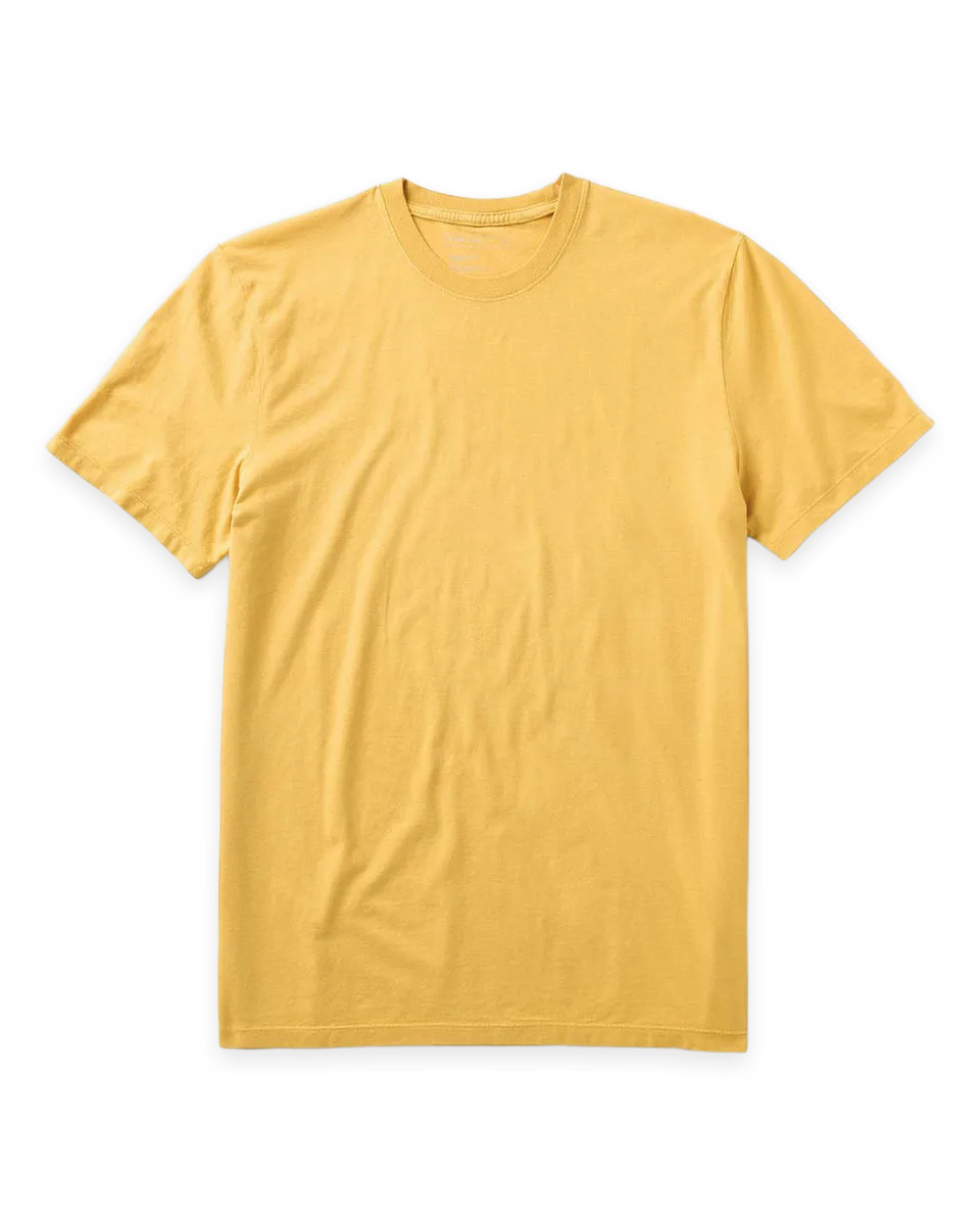 Taylor Stitch The Cotton Hemp Tee in Goldfinch