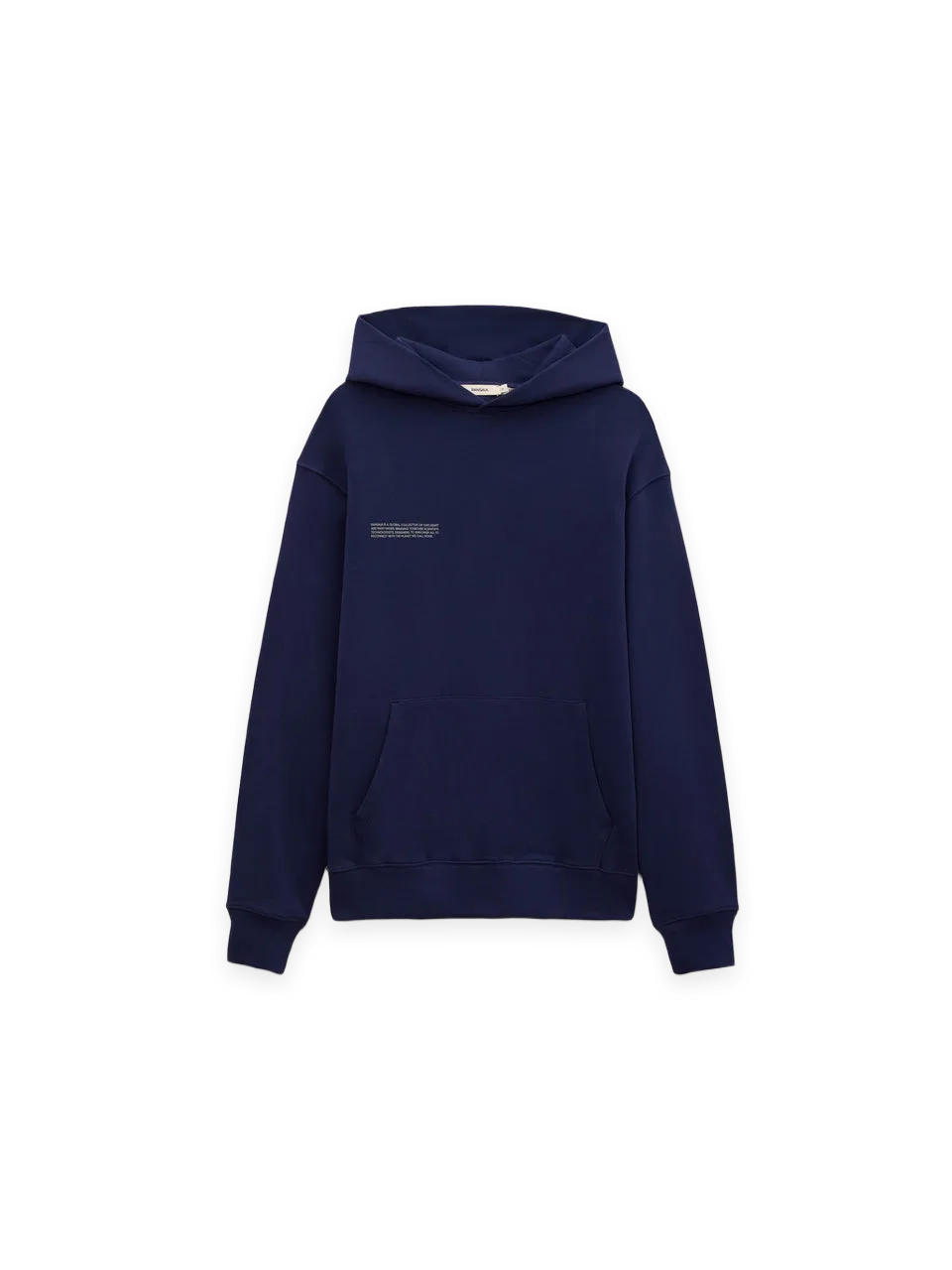 Pangaia Mens Midweight Hoodie—Ocean Navy, photo 2