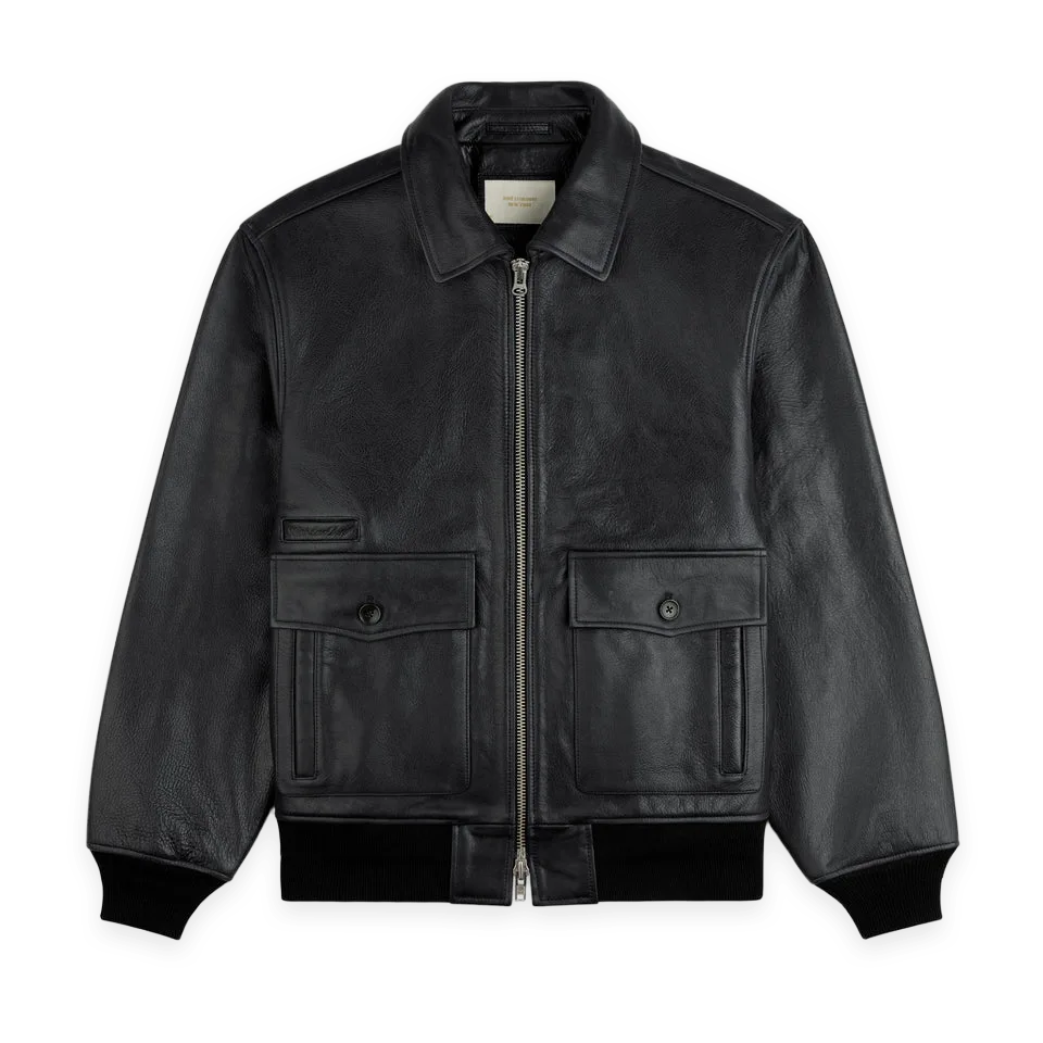 Aimé Leon Dore Napa Leather Bomber Jacket