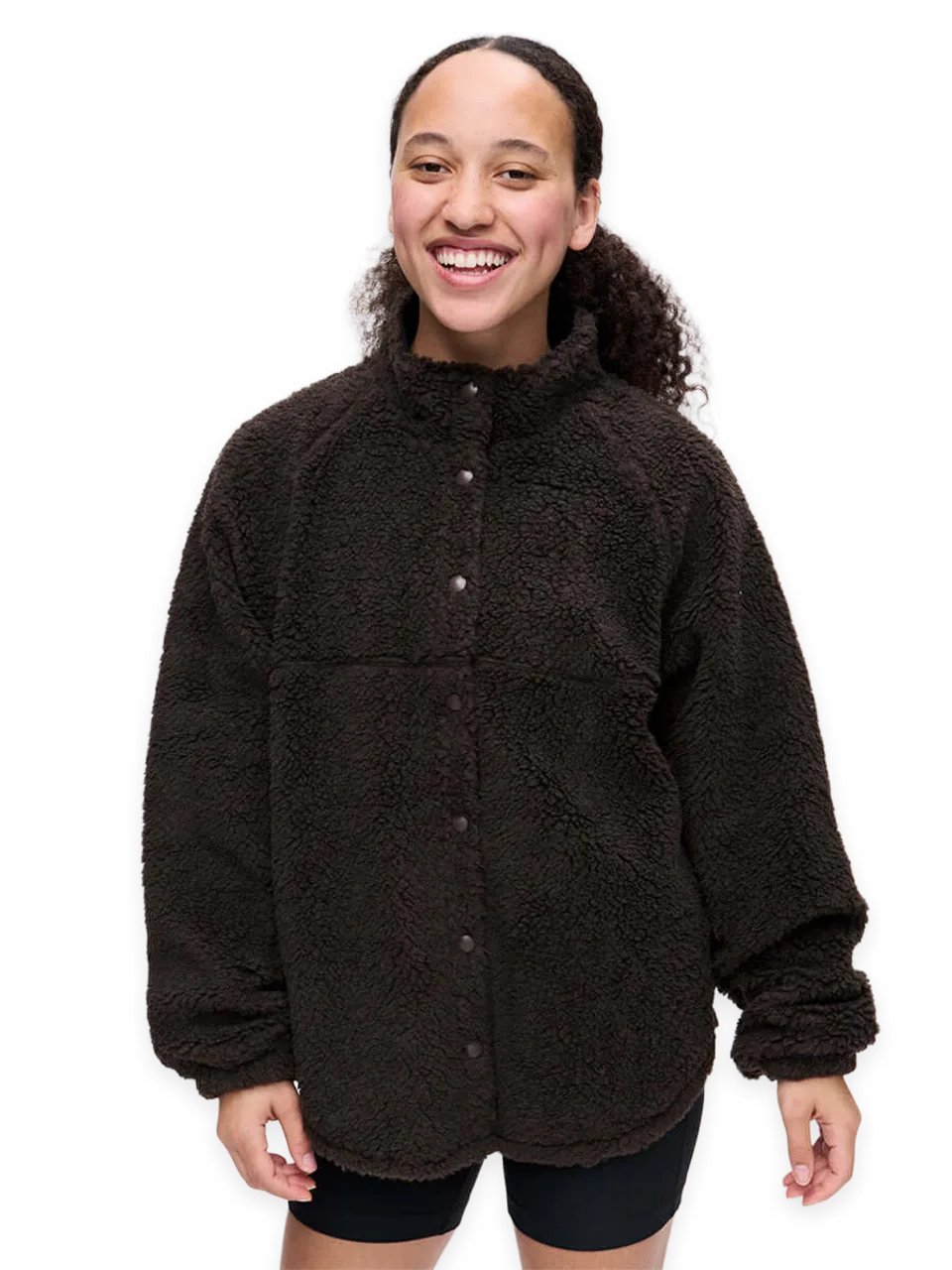 Outdoor Voices Candy Fleece Snap Jacket
