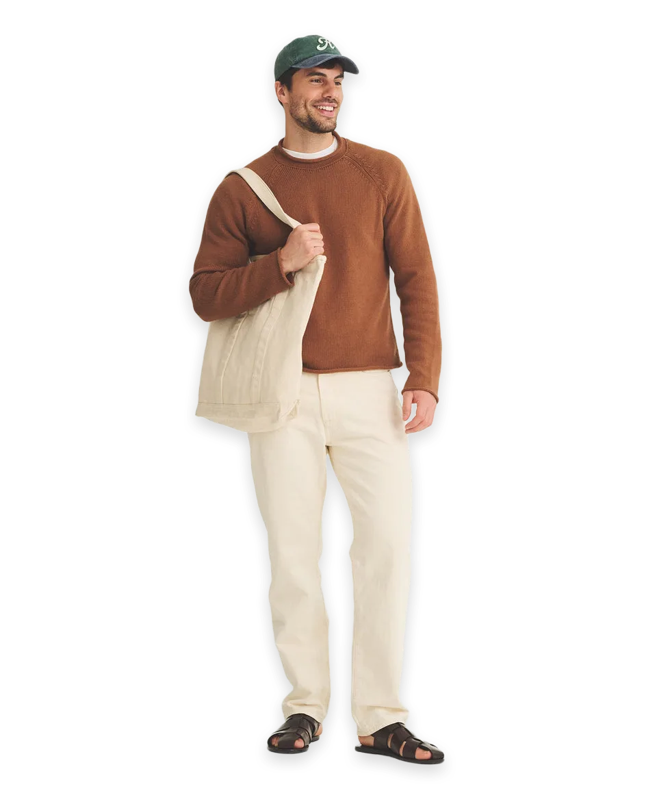 Naadam Cotton Relaxed Rollneck Sweater