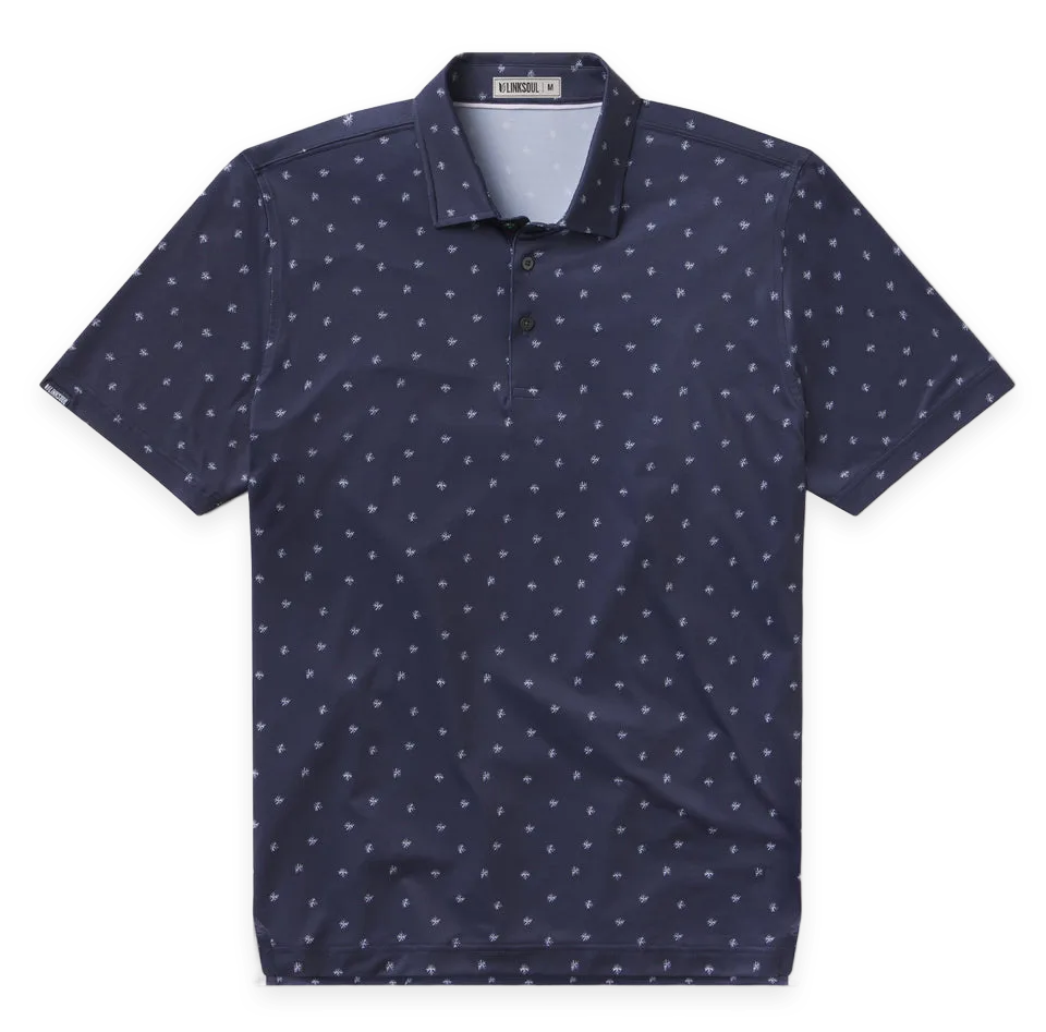 Linksoul Printed Palomar Performance Polo