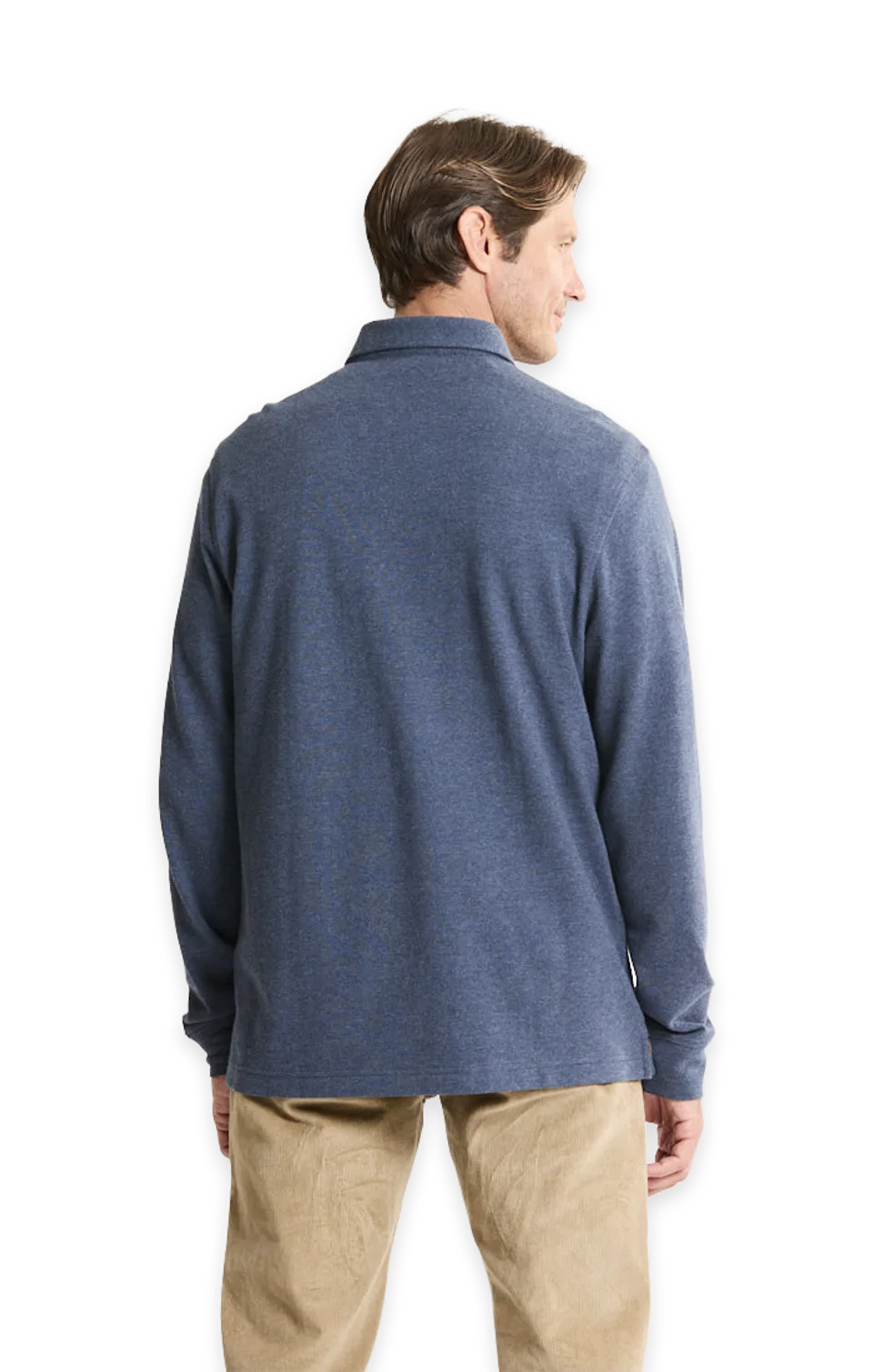 Jachs NY Cotton Piqué Long Sleeve Polo, photo 3