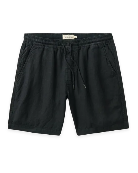 Taylor Stitch The Apres Short in Coal Hemp
