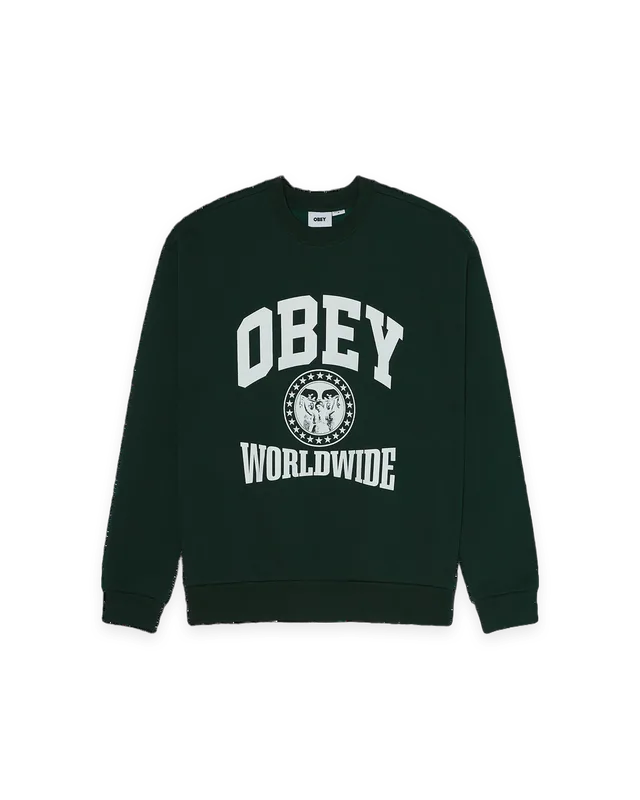 Obey WORLDWIDE UNI CREWNECK