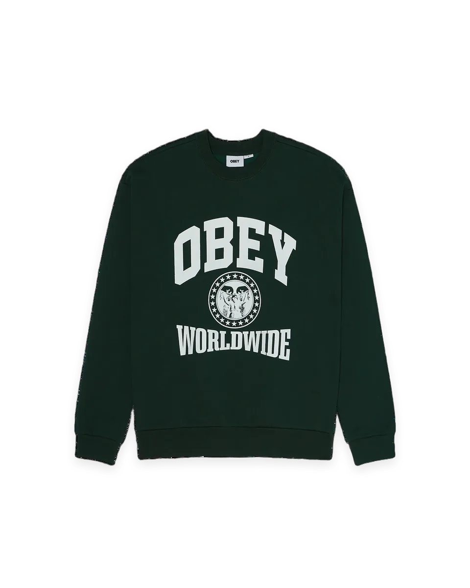 Obey WORLDWIDE UNI CREWNECK