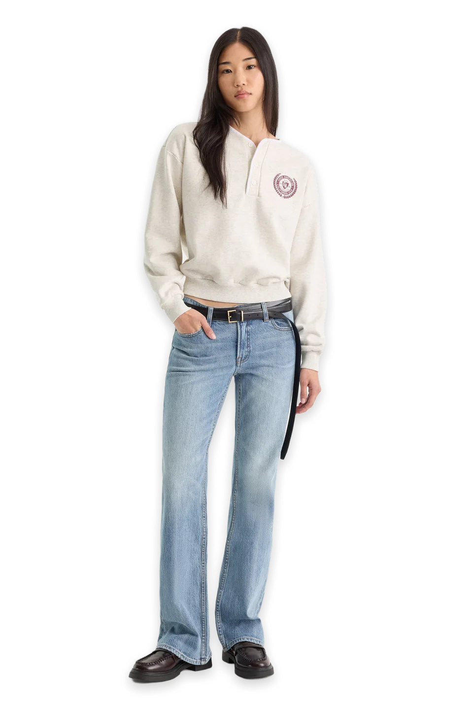 Good American VINTAGE LOW LOOSE JEANS · MESA