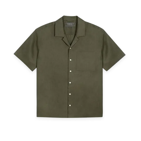 Thursday Boots Linen Camp Shirt