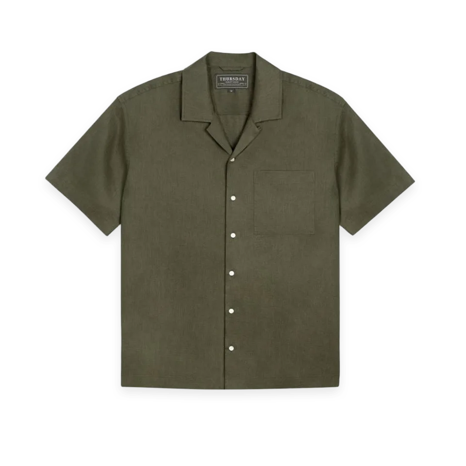 Thursday Boots Linen Camp Shirt
