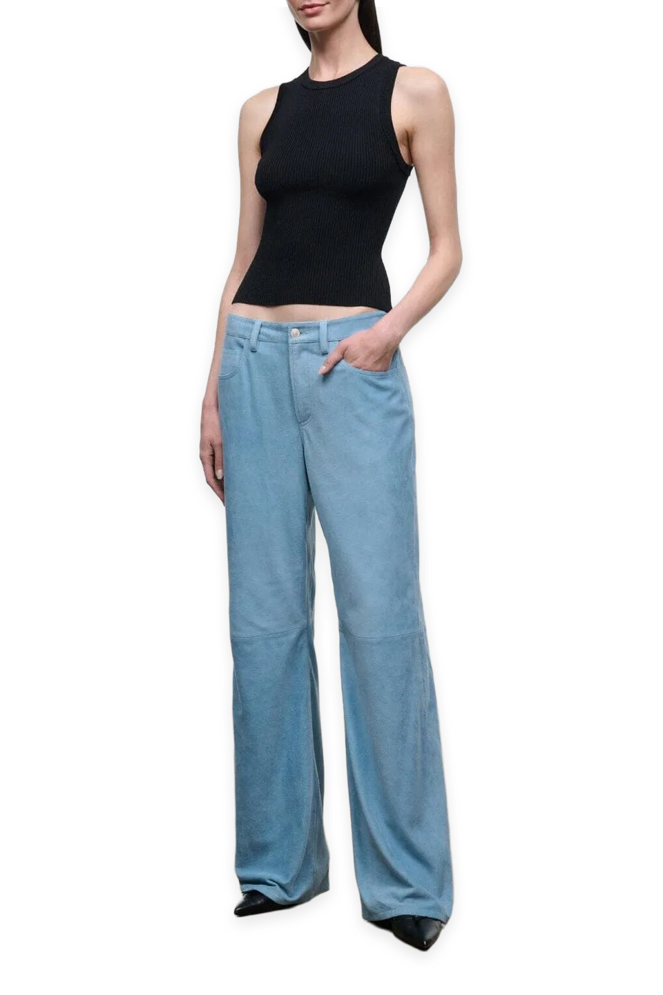 Staud Gus Suede Pant