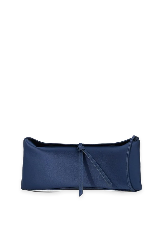 Staud Eve Clutch · Dark Sapphire