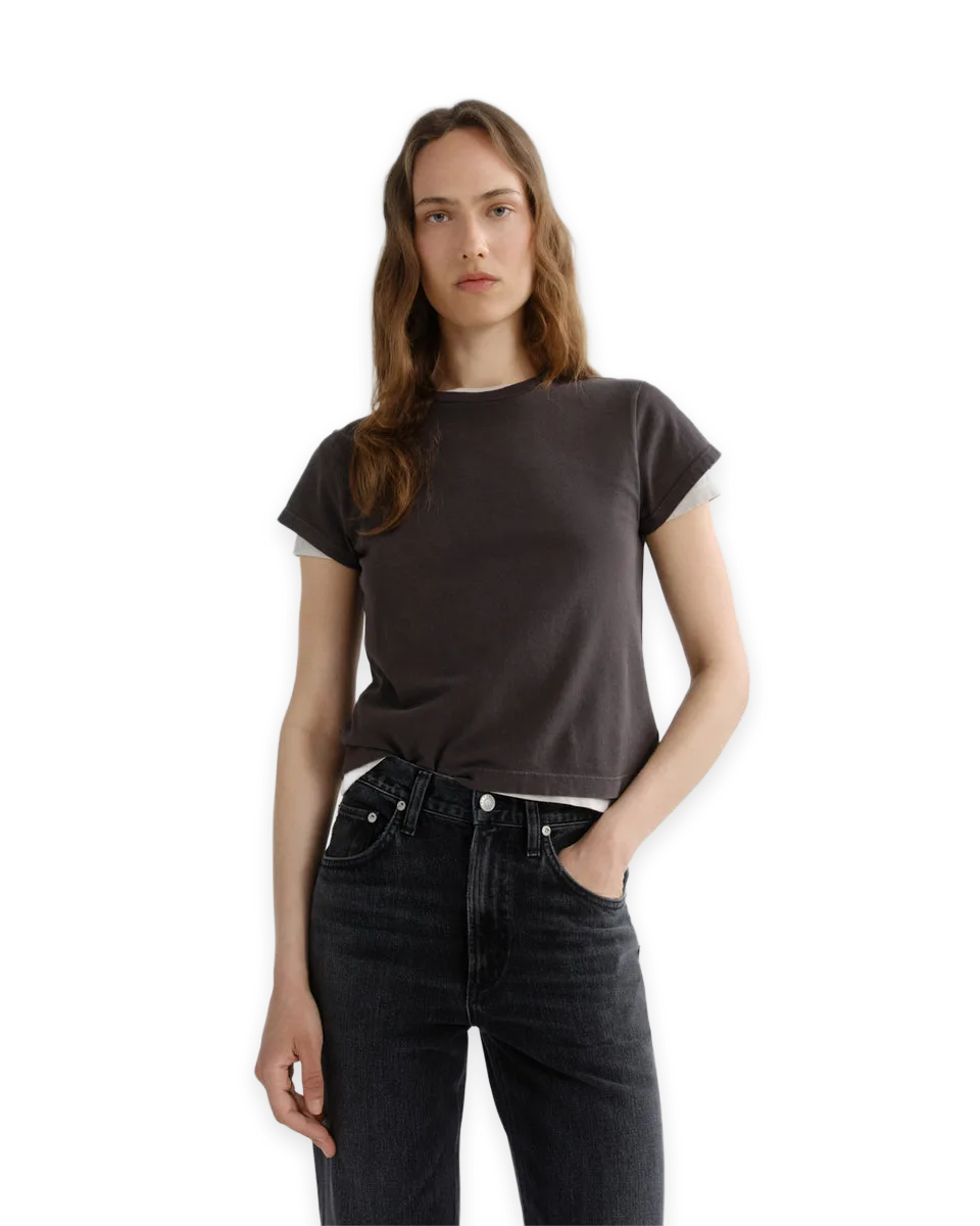 AGOLDE Adine Shrunken Tee