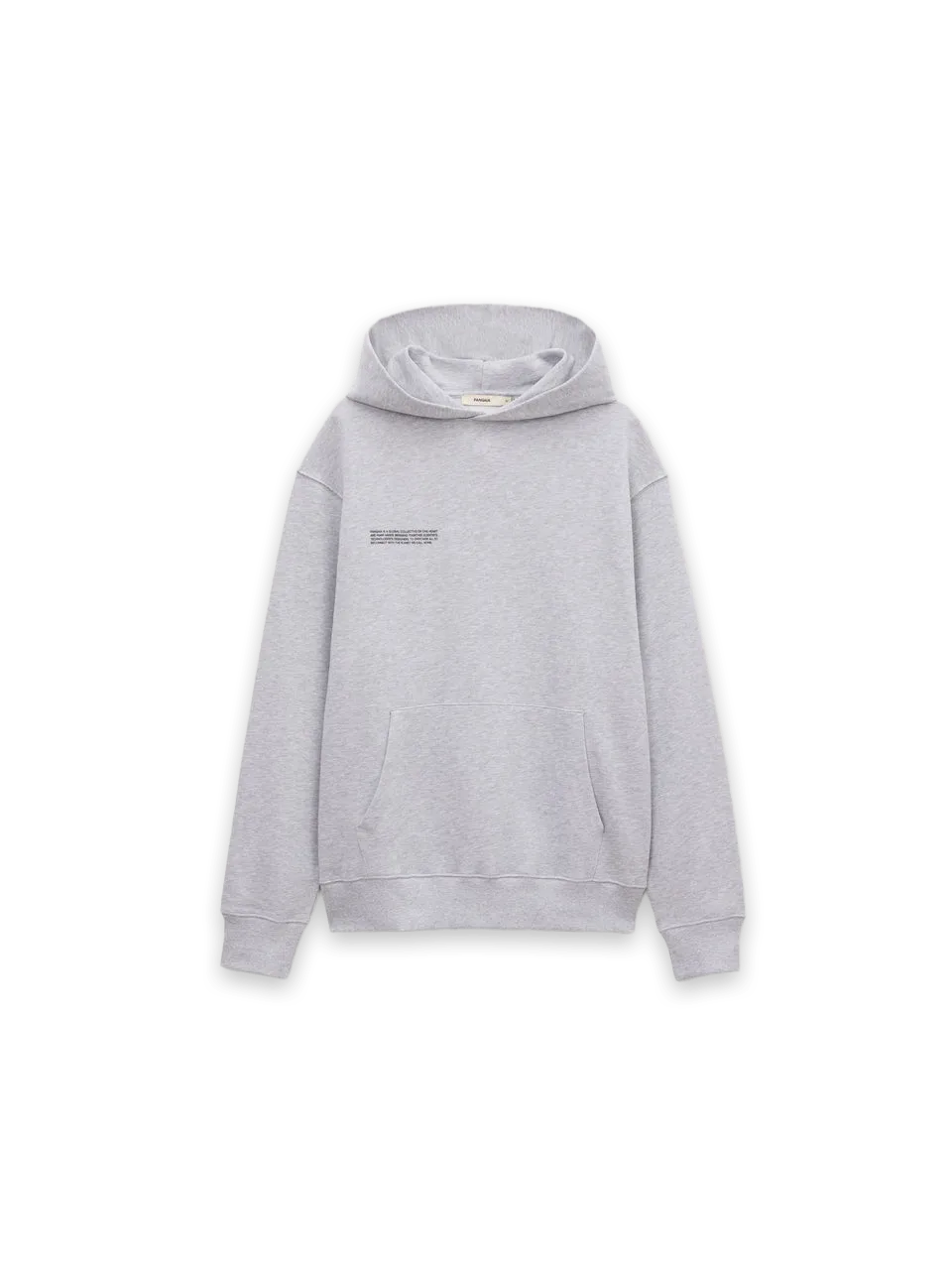 Pangaia Mens Midweight Hoodie—Grey Marl, photo 2