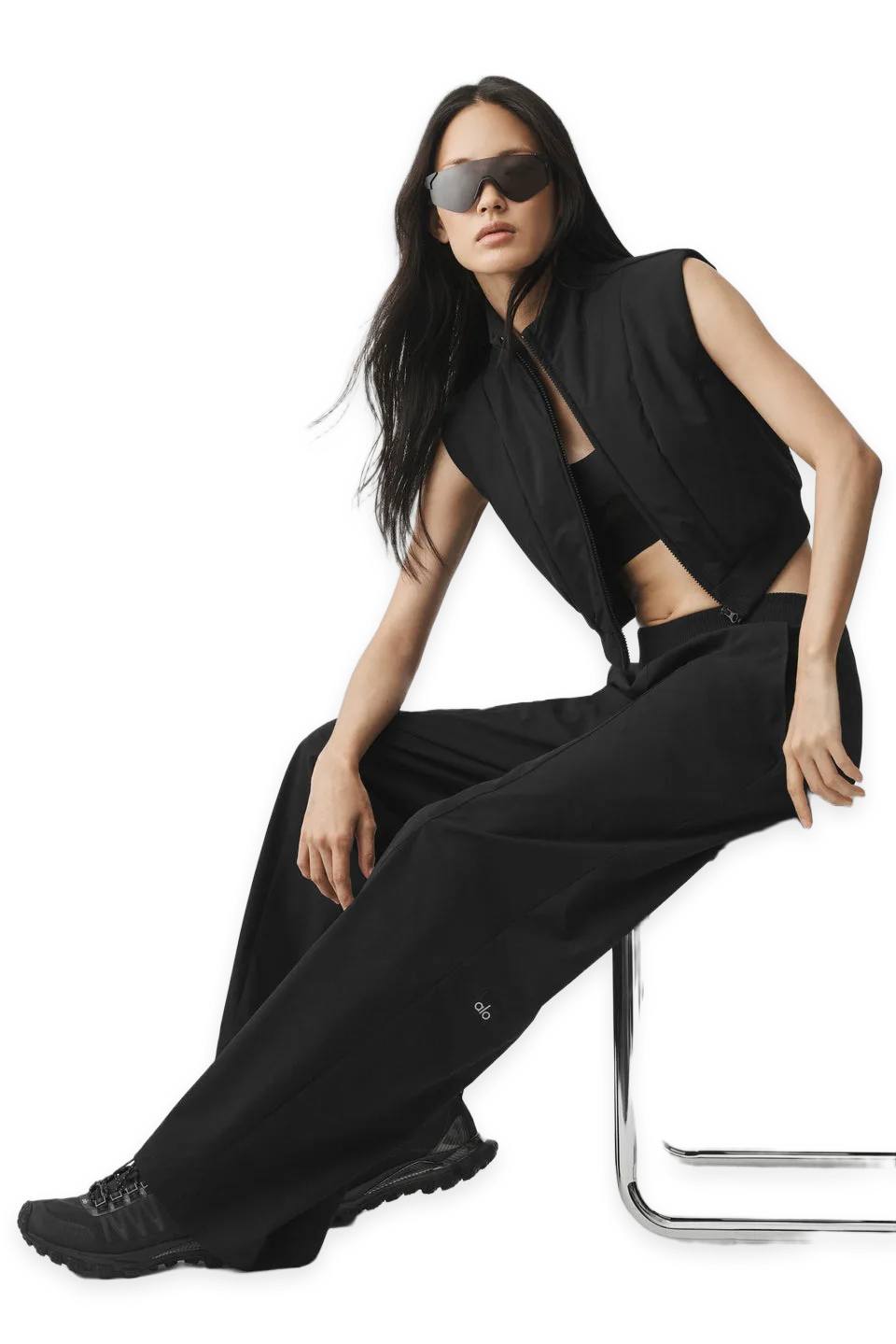 Alo High-Waist Momentum Straight Leg Pant