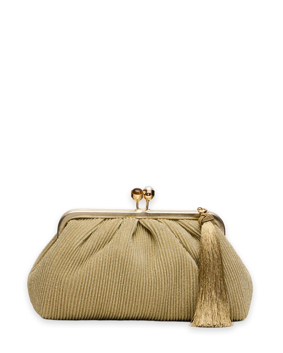 Steve Madden MARISOL BAG GOLD PLISSE