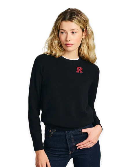 Naadam Women's Rutgers University Cashmere Sweater