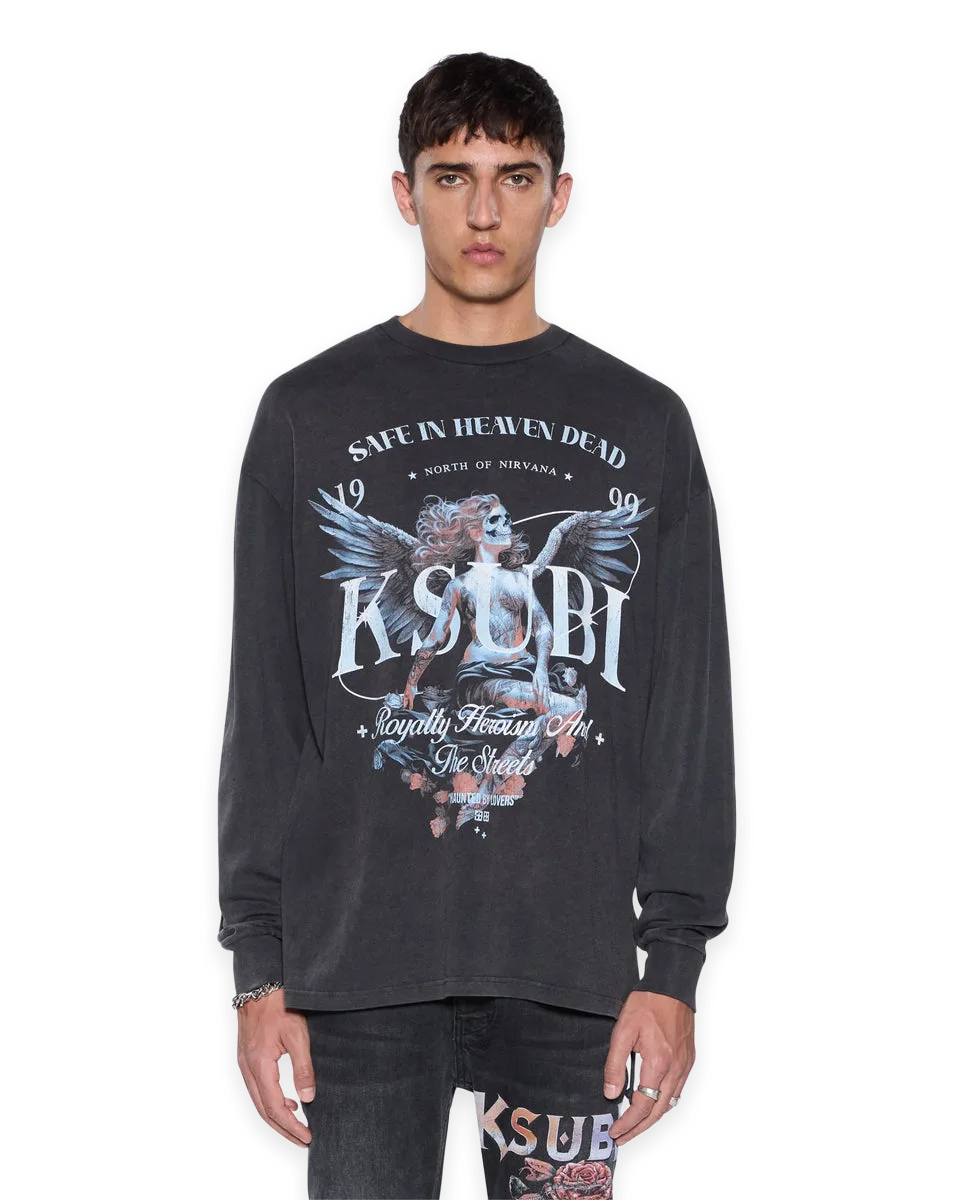 Ksubi SPIRIT EKCESS LS TEE ACID BLACK