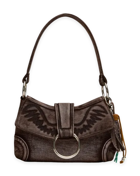 Steve Madden ALBANY BAG TAN DENIM