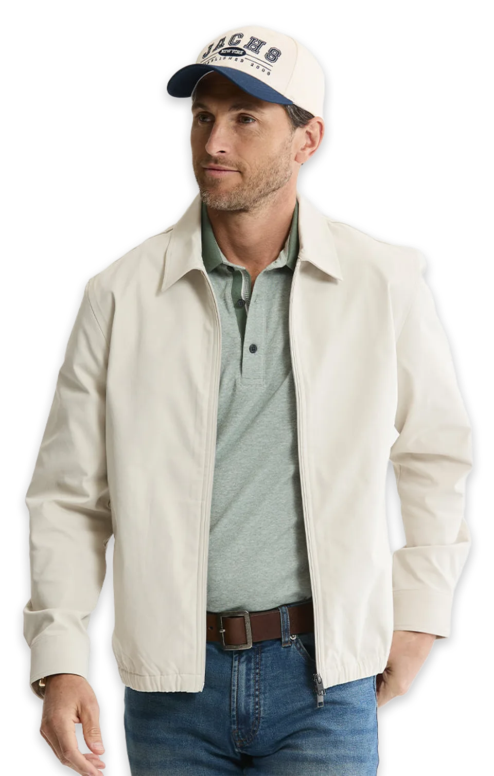 Jachs NY Tech Twill Zip Jacket
