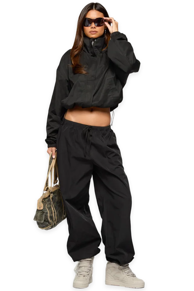 Edikted Corinne Nylon Track Pants